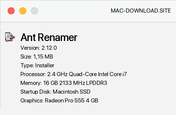 renamer for mac